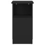Black plywood side table 36x30x56 cm by vidaXL, Side tables - Ref: Foro24-802994, Price: 29,73 €, Discount: %
