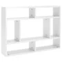 Wandregal aus glänzend weißem Sperrholz, 75 x 16 x 55 cm von vidaXL, Regale und Regale - Ref: Foro24-803008, Preis: 37,35 €, ...