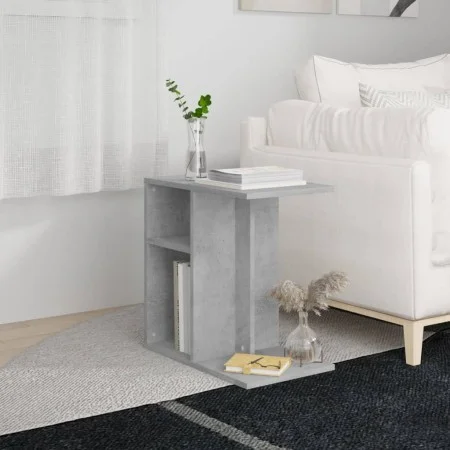 Concrete gray plywood side table 50x30x50 cm by vidaXL, Side tables - Ref: Foro24-803024, Price: 32,05 €, Discount: %