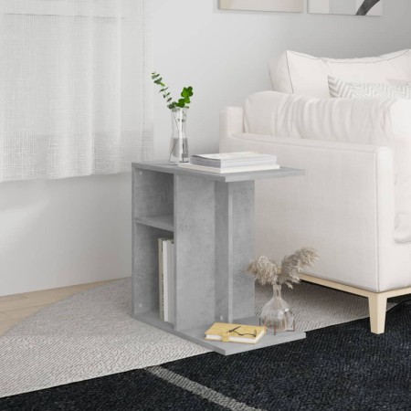 Mesa auxiliar de madera contrachapada gris hormigón 50x30x50 cm de vidaXL, Mesas auxiliares - Ref: Foro24-803024, Precio: 31,...