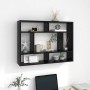 Schwarzes Wandregal aus Sperrholz, 75 x 16 x 55 cm von vidaXL, Regale und Regale - Ref: Foro24-803003, Preis: 36,08 €, Rabatt: %