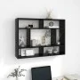 Schwarzes Wandregal aus Sperrholz, 75 x 16 x 55 cm von vidaXL, Regale und Regale - Ref: Foro24-803003, Preis: 35,38 €, Rabatt: %