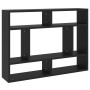 Schwarzes Wandregal aus Sperrholz, 75 x 16 x 55 cm von vidaXL, Regale und Regale - Ref: Foro24-803003, Preis: 36,08 €, Rabatt: %