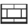 Schwarzes Wandregal aus Sperrholz, 75 x 16 x 55 cm von vidaXL, Regale und Regale - Ref: Foro24-803003, Preis: 35,38 €, Rabatt: %