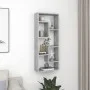 Concrete gray plywood wall shelf 36x16x90 cm by vidaXL, Shelves and shelves - Ref: Foro24-803015, Price: 33,66 €, Discount: %