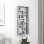 Wandregal aus betongrauem Sperrholz, 36 x 16 x 90 cm von vidaXL, Regale und Regale - Ref: Foro24-803015, Preis: 33,66 €, Raba...