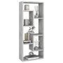 Concrete gray plywood wall shelf 36x16x90 cm by vidaXL, Shelves and shelves - Ref: Foro24-803015, Price: 33,66 €, Discount: %