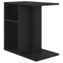 Mesa auxiliar de madera contrachapada negro 50x30x50 cm de vidaXL, Mesas auxiliares - Ref: Foro24-803021, Precio: 27,76 €, De...