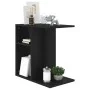 Mesa auxiliar de madera contrachapada negro 50x30x50 cm de vidaXL, Mesas auxiliares - Ref: Foro24-803021, Precio: 27,76 €, De...