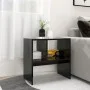 Mesa auxiliar de madera contrachapada negro 50x30x50 cm de vidaXL, Mesas auxiliares - Ref: Foro24-803021, Precio: 27,76 €, De...
