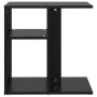 Mesa auxiliar de madera contrachapada negro 50x30x50 cm de vidaXL, Mesas auxiliares - Ref: Foro24-803021, Precio: 27,76 €, De...
