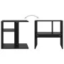 Mesa auxiliar de madera contrachapada negro 50x30x50 cm de vidaXL, Mesas auxiliares - Ref: Foro24-803021, Precio: 27,76 €, De...