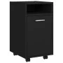 Zusatzgarderobe mit schwarzen Sperrholzrädern 33x38x60 cm von vidaXL, Schließfächer und Lagerschränke - Ref: Foro24-803048, P...