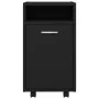 Zusatzgarderobe mit schwarzen Sperrholzrädern 33x38x60 cm von vidaXL, Schließfächer und Lagerschränke - Ref: Foro24-803048, P...