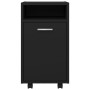 Zusatzgarderobe mit schwarzen Sperrholzrädern 33x38x60 cm von vidaXL, Schließfächer und Lagerschränke - Ref: Foro24-803048, P...