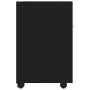 Auxiliary wardrobe on black plywood wheels 33x38x60 cm by vidaXL, Lockers and storage cabinets - Ref: Foro24-803048, Price: 4...