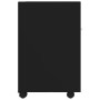 Zusatzgarderobe mit schwarzen Sperrholzrädern 33x38x60 cm von vidaXL, Schließfächer und Lagerschränke - Ref: Foro24-803048, P...
