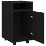 Zusatzgarderobe mit schwarzen Sperrholzrädern 33x38x60 cm von vidaXL, Schließfächer und Lagerschränke - Ref: Foro24-803048, P...