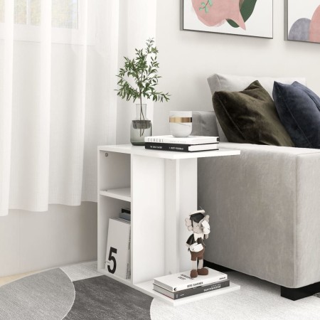 Weißer Beistelltisch aus Sperrholz, 50x30x50 cm von vidaXL, Seitentische - Ref: Foro24-803020, Preis: 27,36 €, Rabatt: %