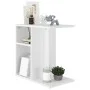 Mesa auxiliar de madera contrachapada blanco 50x30x50 cm de vidaXL, Mesas auxiliares - Ref: Foro24-803020, Precio: 28,17 €, D...