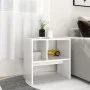 Mesa auxiliar de madera contrachapada blanco 50x30x50 cm de vidaXL, Mesas auxiliares - Ref: Foro24-803020, Precio: 28,17 €, D...