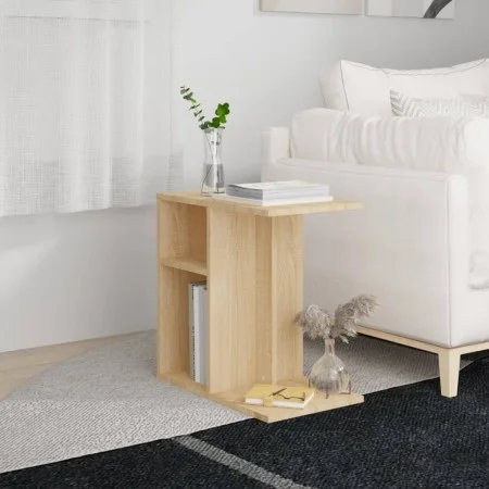 Oak-colored plywood side table 50x30x50 cm by vidaXL, Side tables - Ref: Foro24-803023, Price: 30,08 €, Discount: %