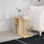 Oak-colored plywood side table 50x30x50 cm by vidaXL, Side tables - Ref: Foro24-803023, Price: 30,50 €, Discount: %