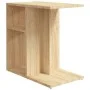 Oak-colored plywood side table 50x30x50 cm by vidaXL, Side tables - Ref: Foro24-803023, Price: 30,08 €, Discount: %