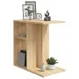 Oak-colored plywood side table 50x30x50 cm by vidaXL, Side tables - Ref: Foro24-803023, Price: 30,08 €, Discount: %