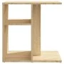 Oak-colored plywood side table 50x30x50 cm by vidaXL, Side tables - Ref: Foro24-803023, Price: 30,08 €, Discount: %