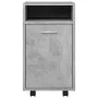 Armario auxiliar ruedas contrachapada gris hormigón 33x38x60 cm de vidaXL, Taquillas y armarios de almacenamiento - Ref: Foro...