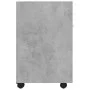 Armario auxiliar ruedas contrachapada gris hormigón 33x38x60 cm de vidaXL, Taquillas y armarios de almacenamiento - Ref: Foro...