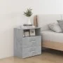 Bedside tables 2 units gray concrete 50x32x60 cm by vidaXL, Nightstands - Ref: Foro24-803281, Price: 102,75 €, Discount: %