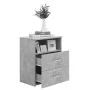 Bedside tables 2 units gray concrete 50x32x60 cm by vidaXL, Nightstands - Ref: Foro24-803281, Price: 102,75 €, Discount: %