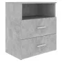 Bedside tables 2 units gray concrete 50x32x60 cm by vidaXL, Nightstands - Ref: Foro24-803281, Price: 102,75 €, Discount: %