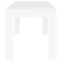 White plywood dining table 140x74.5x76 cm by vidaXL, Kitchen and dining tables - Ref: Foro24-804202, Price: 85,41 €, Discount: %