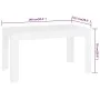 Esstisch aus weißem Sperrholz, 140 x 74,5 x 76 cm von vidaXL, Küchen- und Esstische - Ref: Foro24-804202, Preis: 84,12 €, Rab...
