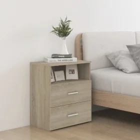 Nightstands 2 units Sonoma oak 50x32x60 cm by vidaXL, Nightstands - Ref: Foro24-803279, Price: 97,57 €, Discount: %