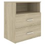 Nightstands 2 units Sonoma oak 50x32x60 cm by vidaXL, Nightstands - Ref: Foro24-803279, Price: 99,04 €, Discount: %