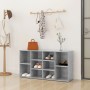 Concrete gray plywood shoe bench 103x30x54.5cm by vidaXL, Shoe racks and shoe organizers - Ref: Foro24-803294, Price: 49,89 €...
