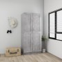 Betongrauer Sperrholzschrank 82,5 x 51,5 x 180 cm von vidaXL, Kleiderschränke - Ref: Foro24-803438, Preis: 139,69 €, Rabatt: %