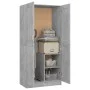 Concrete gray plywood cabinet 82.5x51.5x180 cm by vidaXL, Wardrobes - Ref: Foro24-803438, Price: 157,78 €, Discount: %
