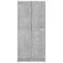 Concrete gray plywood cabinet 82.5x51.5x180 cm by vidaXL, Wardrobes - Ref: Foro24-803438, Price: 157,78 €, Discount: %