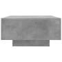 Concrete gray engineered wood coffee table 90x60x31 cm by vidaXL, Coffee table - Ref: Foro24-804179, Price: 97,38 €, Discount: %