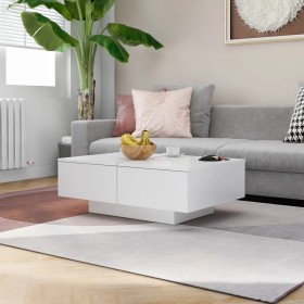 Couchtisch aus weißem Sperrholz, 90 x 60 x 31 cm von vidaXL, Couchtisch - Ref: Foro24-804175, Preis: 84,43 €, Rabatt: %