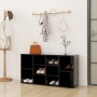 Banco zapatero de madera contrachapada negro 103x30x54,5 cm | Foro24.es | Tu tienda online para hogar, jardín y más Foro24.es
