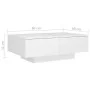 Couchtisch aus weißem Sperrholz, 90 x 60 x 31 cm von vidaXL, Couchtisch - Ref: Foro24-804175, Preis: 78,27 €, Rabatt: %