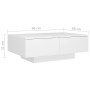 Mesa de centro madera contrachapada blanco 90x60x31 cm de vidaXL, Mesas de centro - Ref: Foro24-804175, Precio: 84,35 €, Desc...