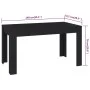Mesa de comedor de madera contrachapada negro 140x74,5x76 cm by vidaXL, Kitchen and dining tables - Ref: Foro24-804203, Price...