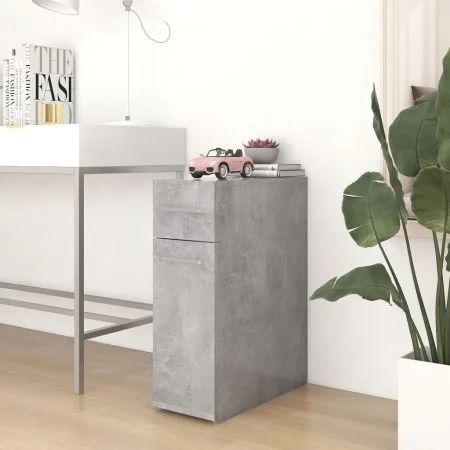 Concrete gray plywood apothecary cabinet 20x45.5x60 cm by vidaXL, Lockers and storage cabinets - Ref: Foro24-804215, Price: 5...